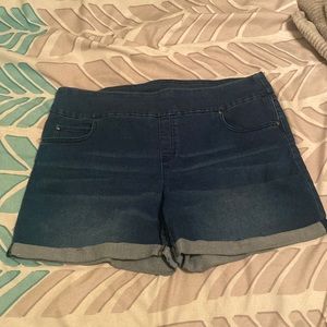 Denim shorts